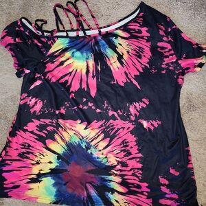 Vibrant Tie-Dye Women's Top